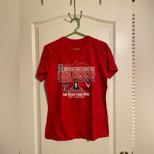 Tee Shirt Short Sleeve Texas Tech Size Medium Red